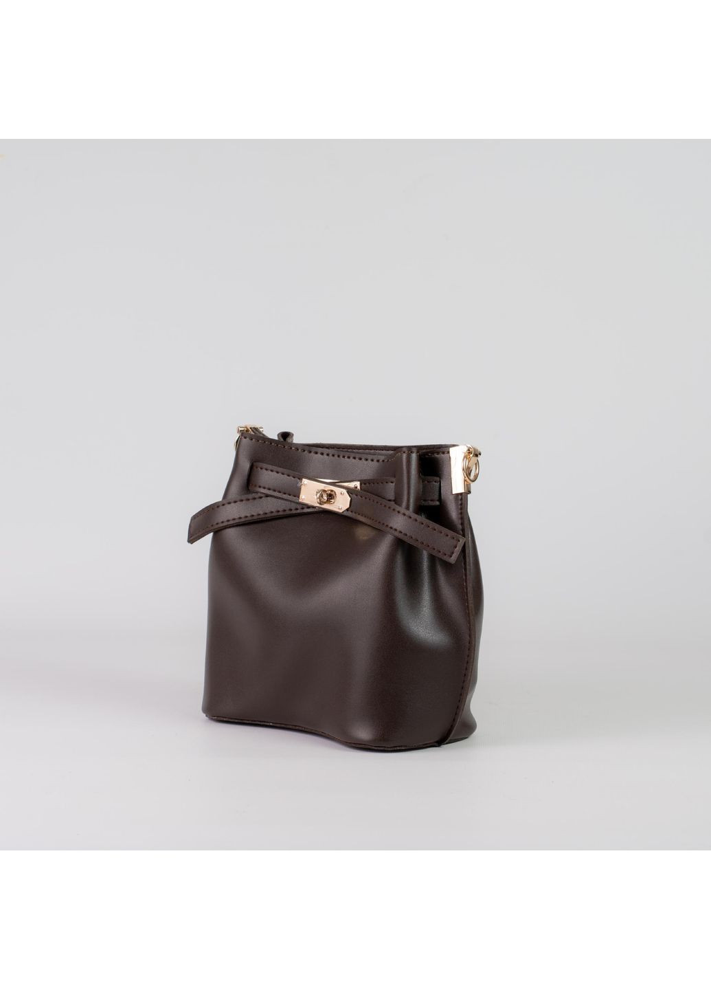 Сумка жіноча Крос боді коричнева з екошкіри NIUNIU (361230264)