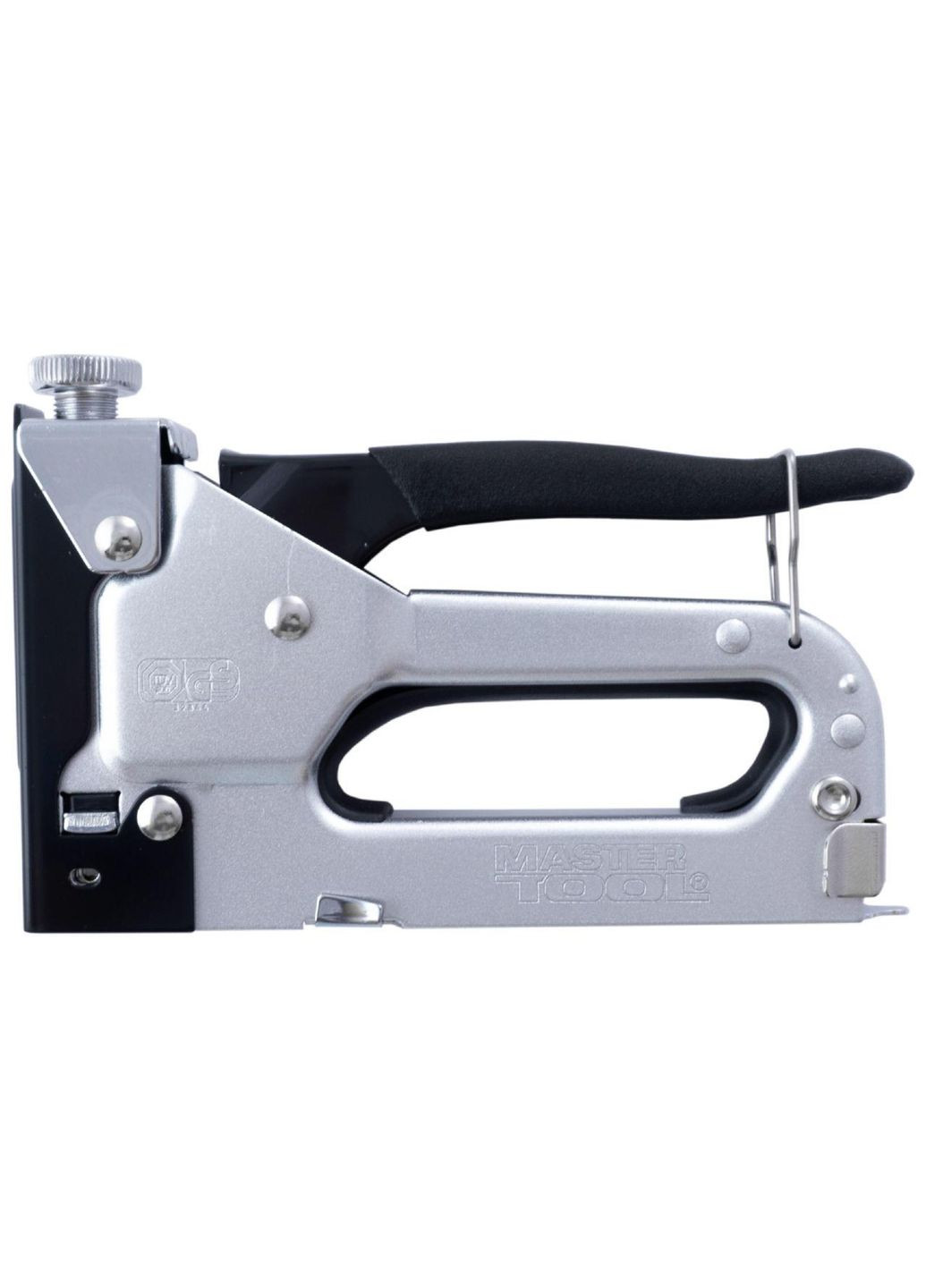 Степлер механический для крепления по дереву и гипсокартону, скоба 4-14 мм, ударный механизм Mastertool (332204876)