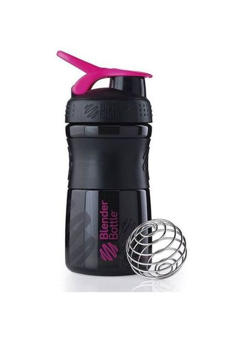 SportMixer 590 ml Black/Pink Blender Bottle (292312007)