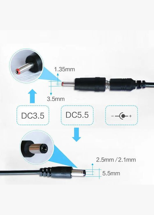 Кабель для роутера универсальный с переходником DC-DC Преобразователь повышающий LCD 5V 9V 1A / 12V 0,8A No Brand (318359497)