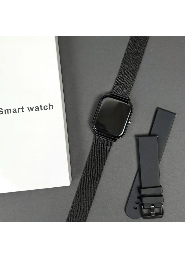 Смарт часы Y13 с двумя ремешками черные Lige (352168180)