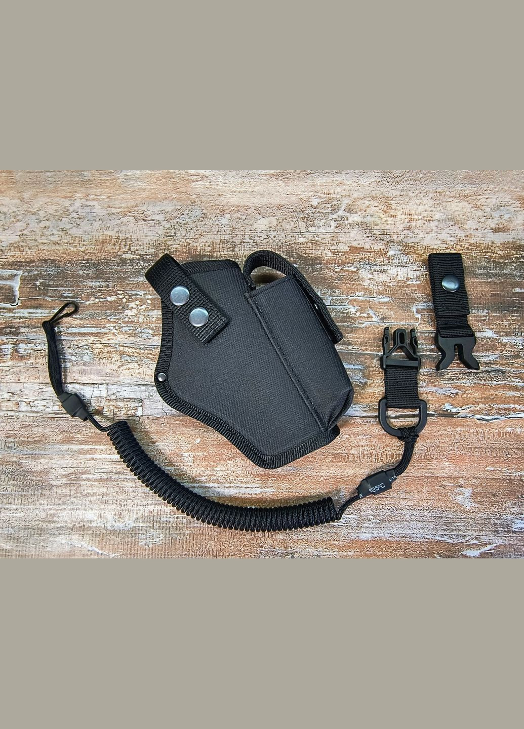 Кобура G-17 Glock-17 Глок поясная с чехлом итогом в магазин + шнур тренчик черная SV Сварог (342375188)