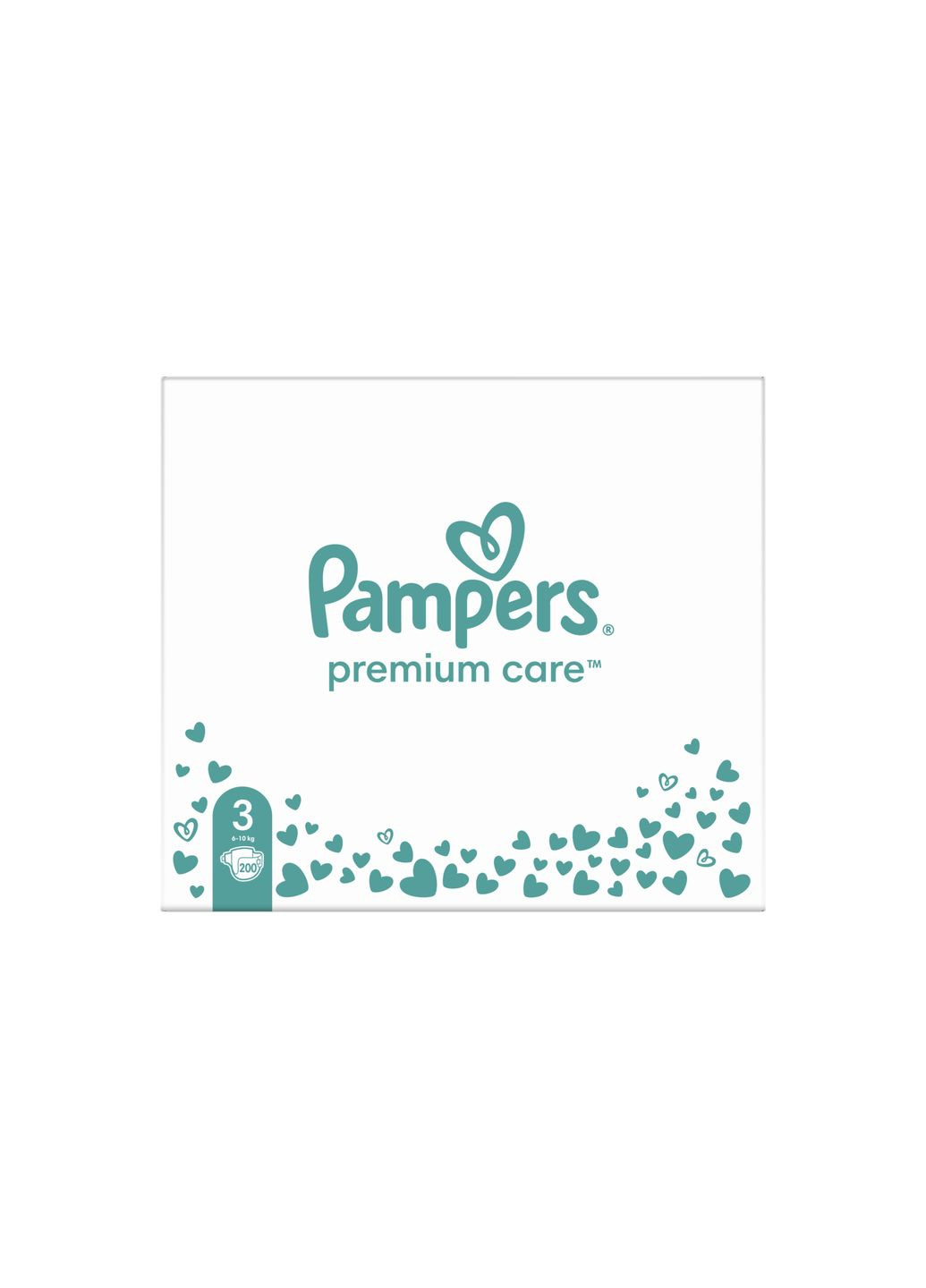 Підгузки Pampers premium care midi розмір 3 (6-10 кг) 200 шт (268140665)