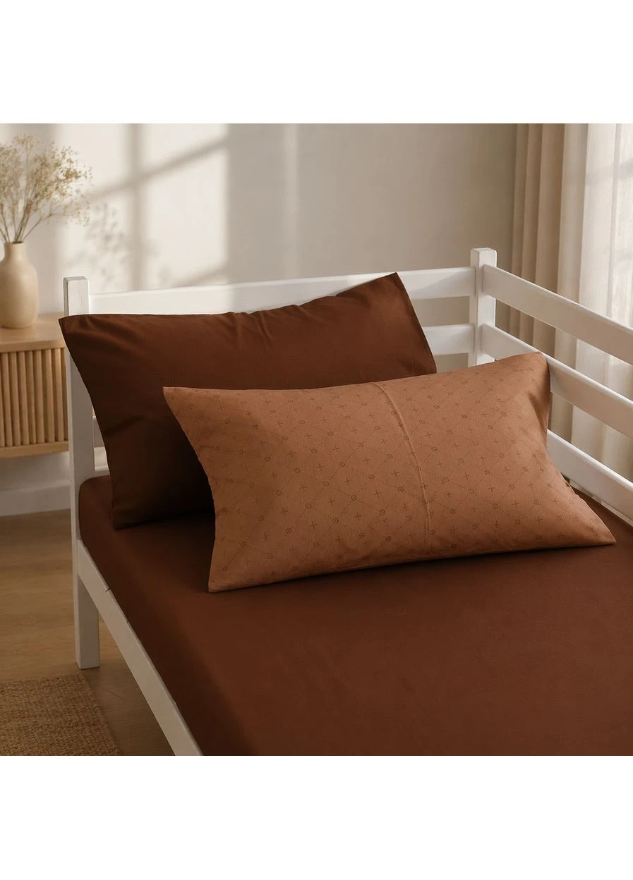 Комплект постільної білизни Бязь JUNIOR 17-0859 Coffee Charm Полуторний Євро Mirson (399958222)
