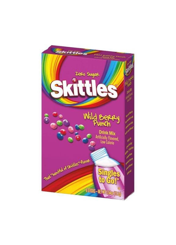 Порошковый напиток Drink Mix Wild Berry Punch 15g Nadvirna Skittles (370269841)