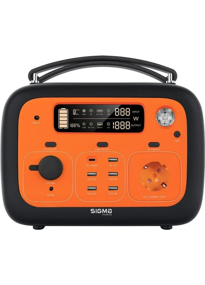 Зарядная станция Xpower SI140APS 505Wh черно-оранжевая Sigma (279553820)