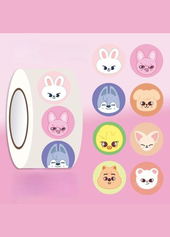 Наклейки в рулоне Skzoo скзу stray kids ( 200 шт ) No Brand (327798240)