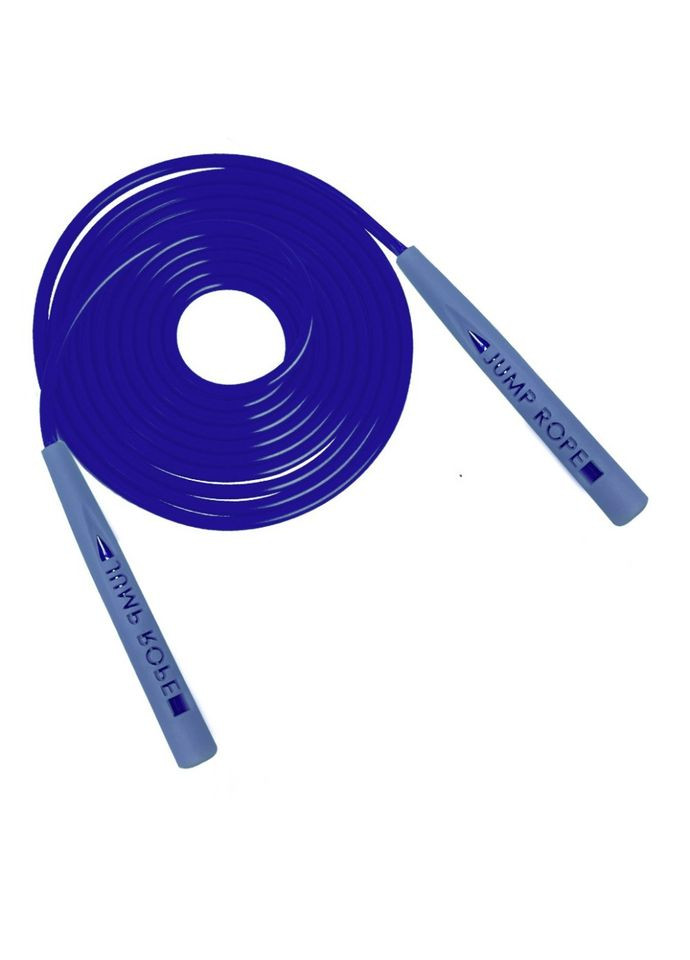 Скакалка регульована для фітнесу, кросфіту, боксу Jump NE-LG-3567BL, синя Newt (335354697)