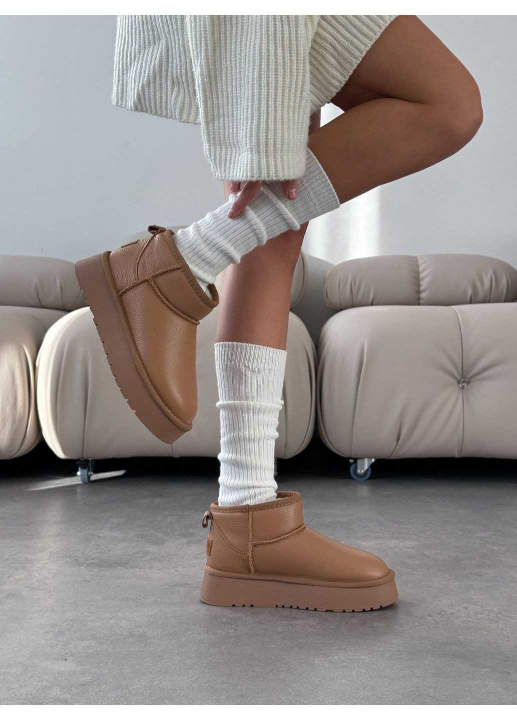 Ультракороткі жіночі уггі “Warmy” No Brand (361787316)