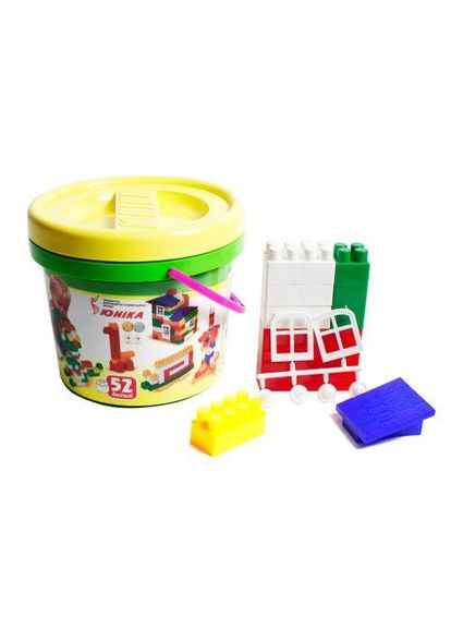 Конструктор детский в ведре "НИК" (52 детали) (13833) Unika (361080191)