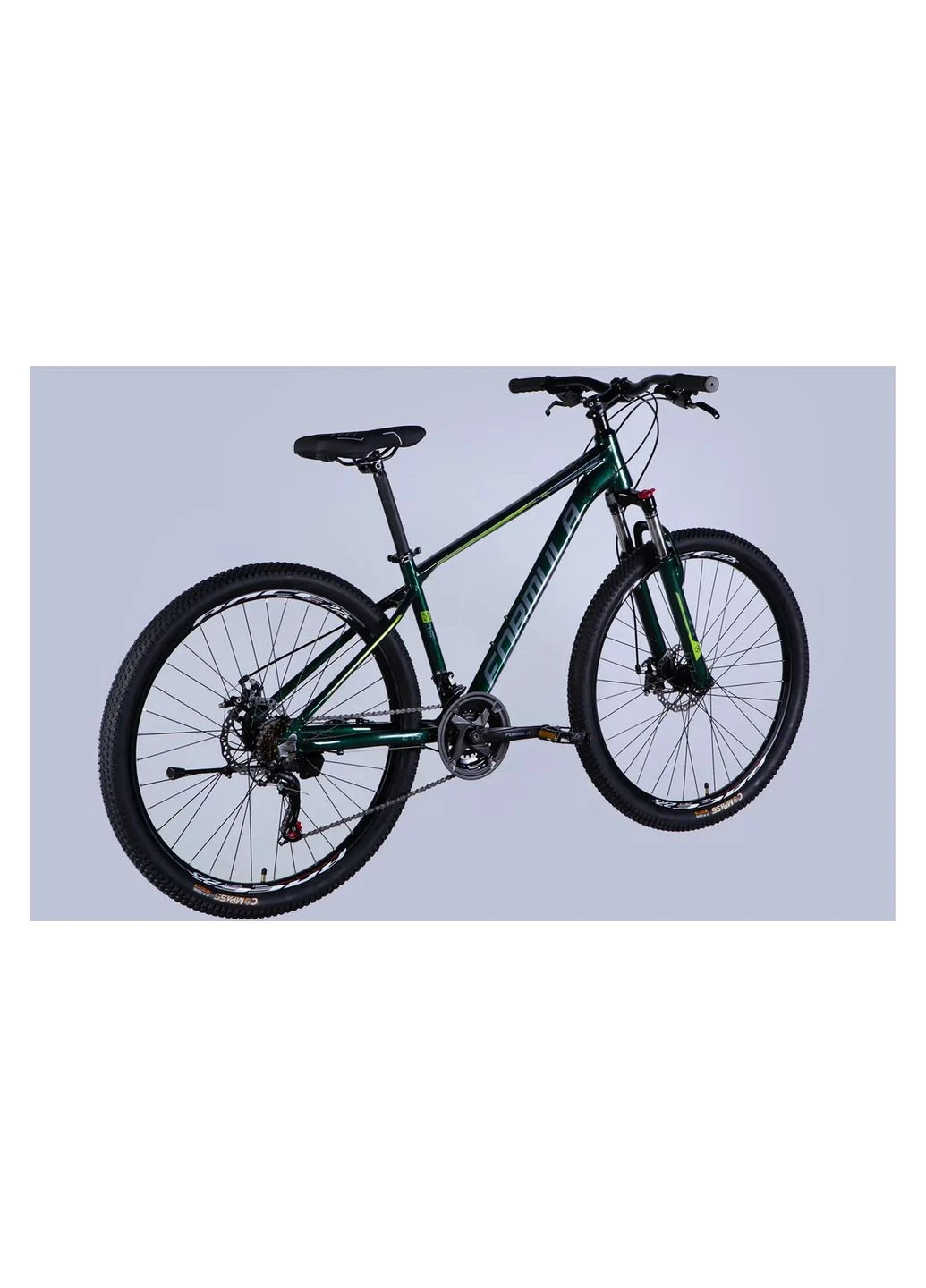 Велосипед MOTION DD FR, 27.5", размер S, рама-16", год 2026, зеленый Formula (375322396)