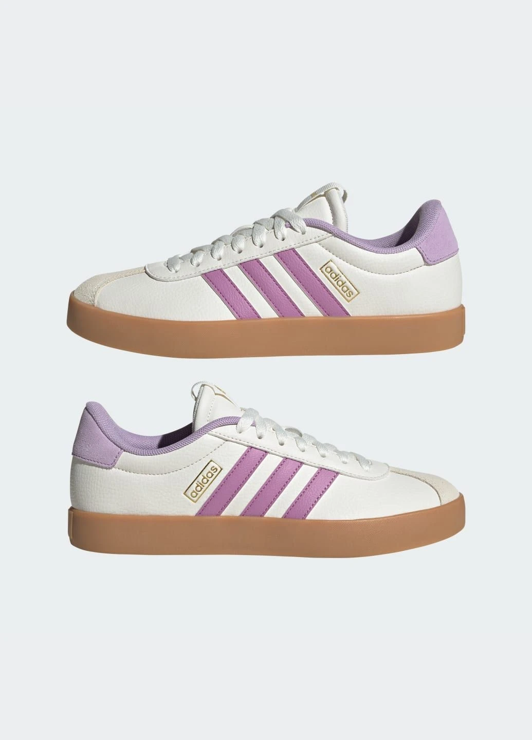 Кроссовки VL Court 3.0 Low Skateboarding adidas белые всесезоны (342394691)