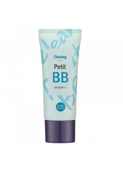 Маскировочный бб-крем для проблемной кожи Clearing Petit BB Cream SPF30 PA++ 30 ml Holika Holika (358500333)