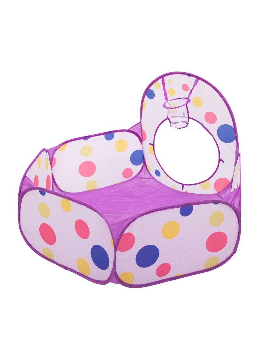 Палатка детская 3 в 1 70×70×90 см игровая палатка с туннелем и бассейном Фиолетовый HP-S-4NDV LUGI (370707695)