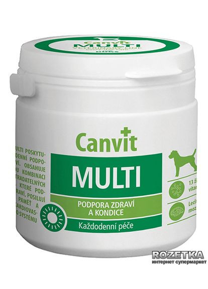 Витаминно-минеральный комплекс Multi для собак таблетки 100 шт (can50718) Canvit (313331005)