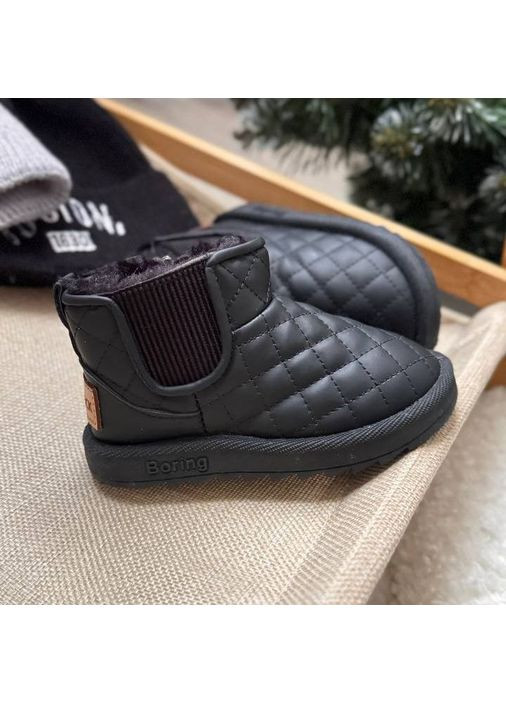 Цветные зимние ботинки детские зимние bx.duck, черный No Brand