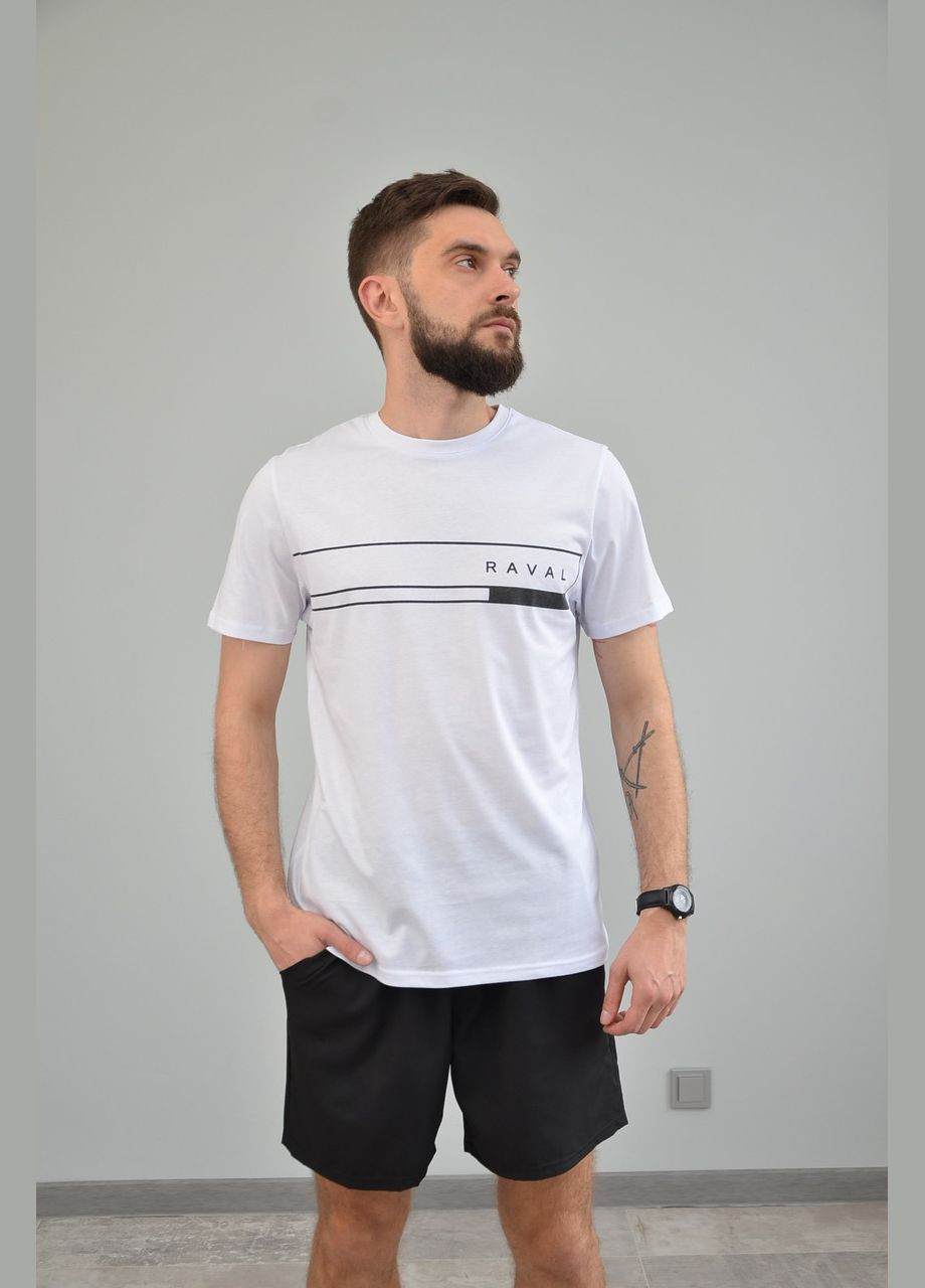 Белая мужская футболка, (размеры: 48, 50,, 54) 52 No Brand