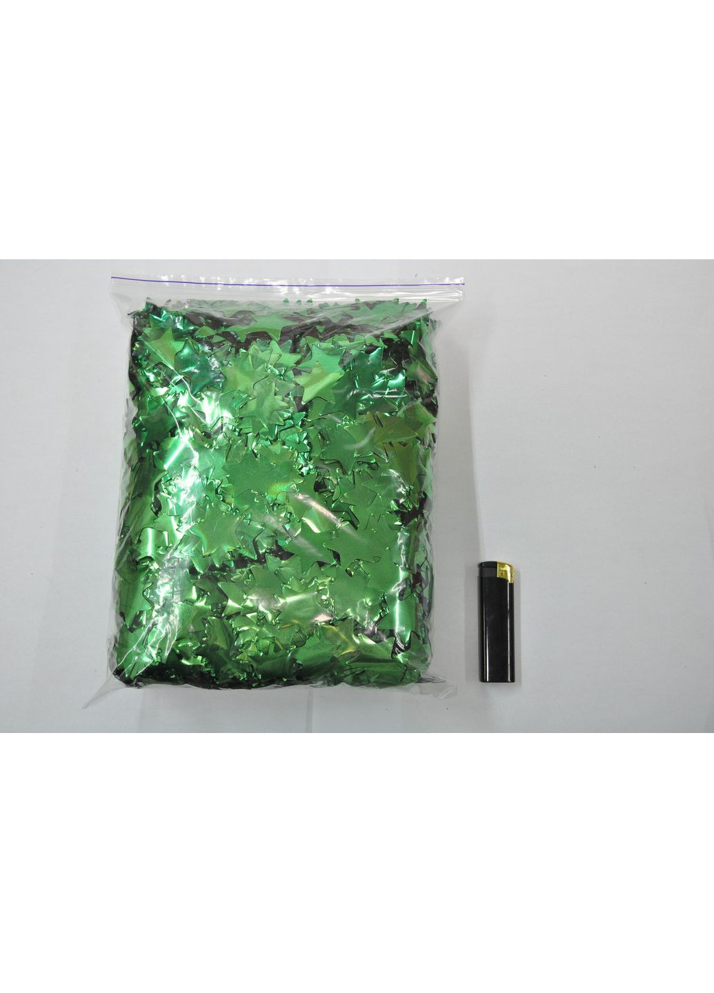 Звезды зеленые фольгированные No Brand (368969851)