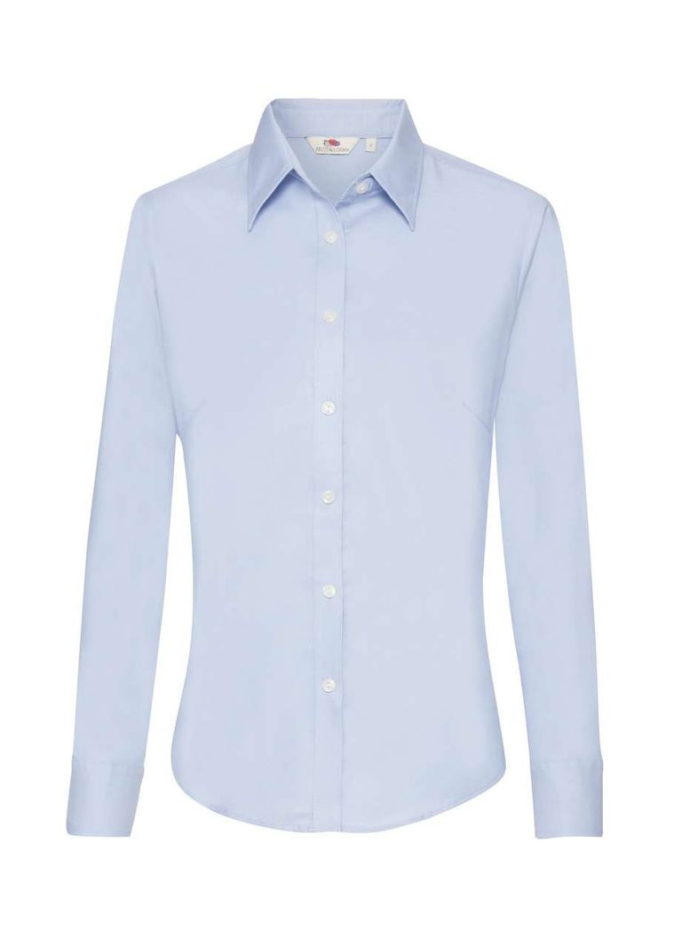 Сорочка жіноча Oxford shirt l/s lady-fit (065002030M) Fruit of the Loom (311605424)