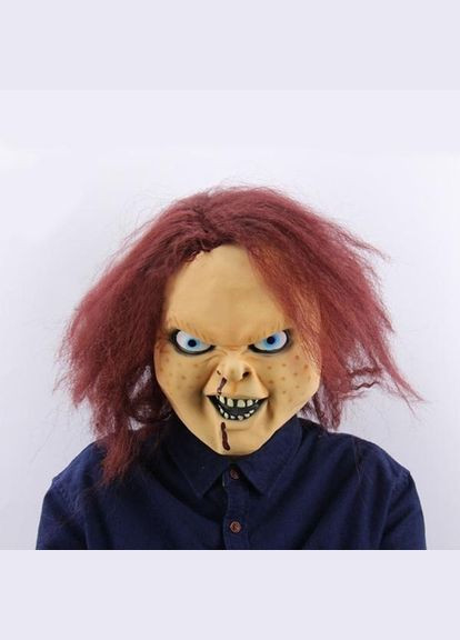 Маска для Хеллоуїна латексна Чаки ручної роботи (WSZS118) Lovely Kingdom No Brand (307837771)