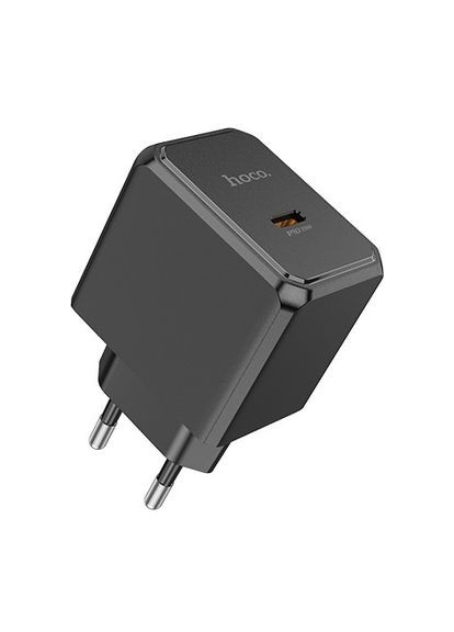 Сетевое зарядное устройство single port PD20W charger Black (6942007603805) Hoco CS13A Ocean (361348099)