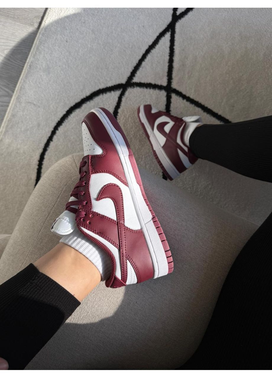 Червоні Осінні кросівки чоловічі nike red No Brand SB Dunk Low Team