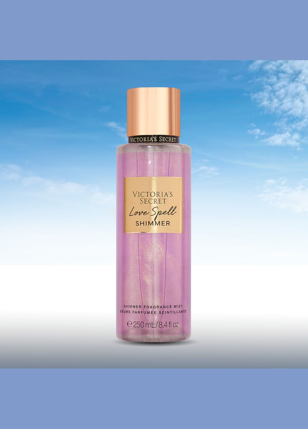 Спрей для тела Love Spell Shimmer 250 мл Парфюмированный спрей с блеском Victoria's Secret (322641004)