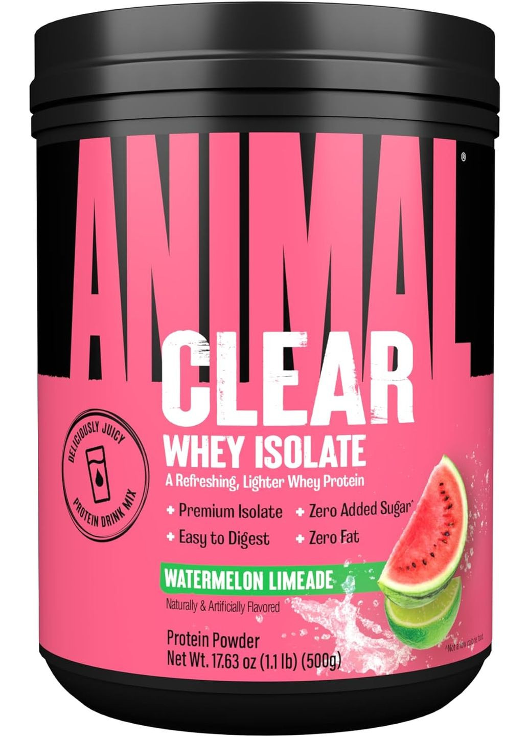 Протеїн Animal Clear Whey Protein Isolate 500 g (Watermelon Limeade) Universal (295905304)