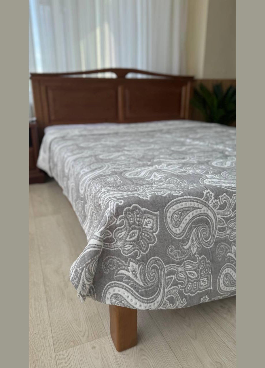 Покривало муслінова зносостійка 150x200 см Сірий (П4К-M-muslin09) No Brand (308754583)