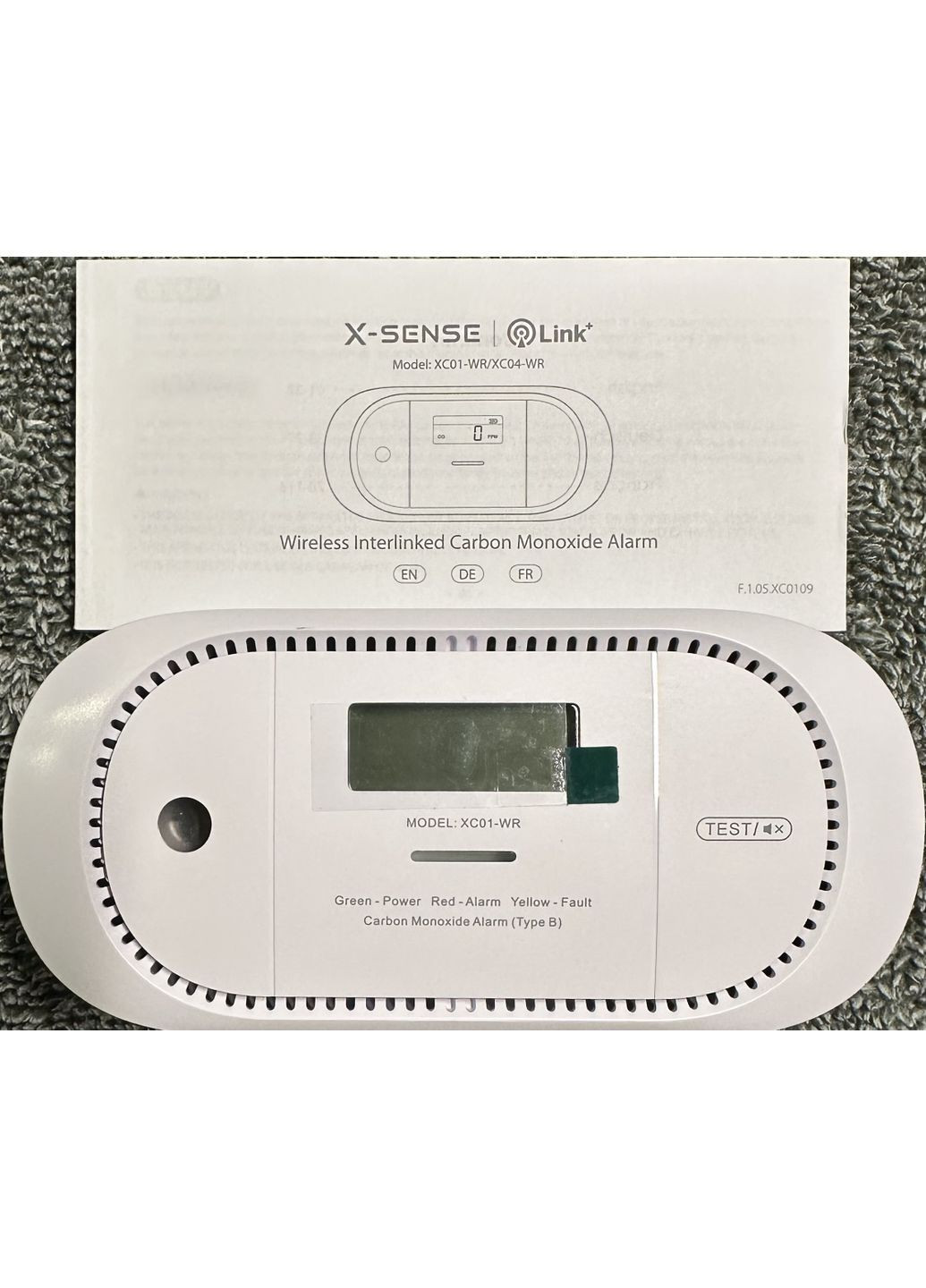 Датчик угарного газа No Brand XC01-WR (368561232)