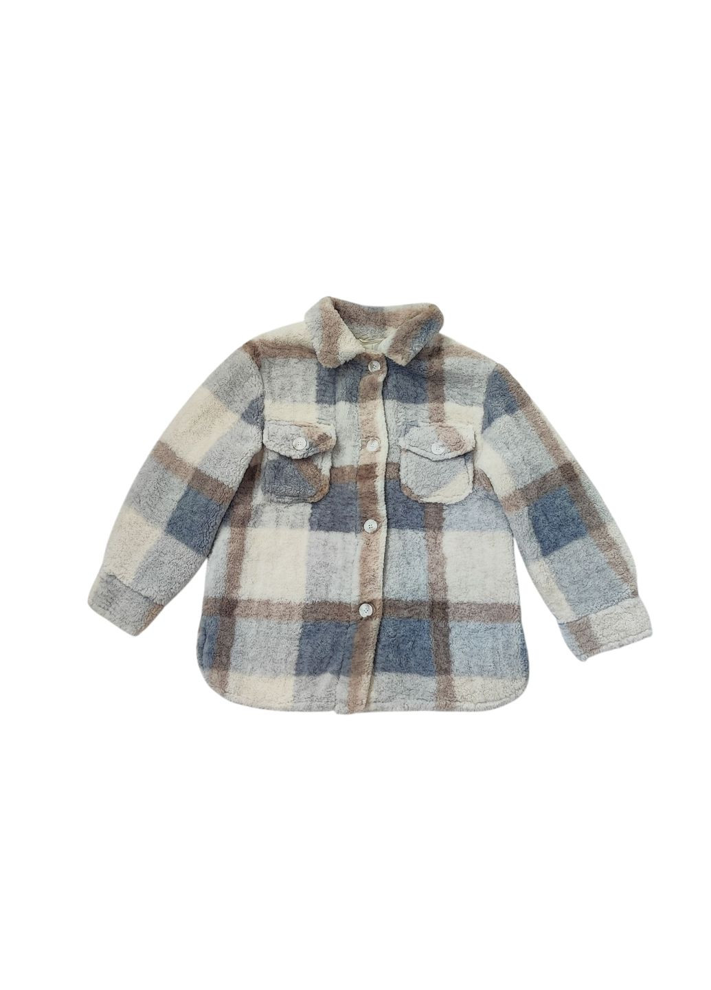 Дитяча куртка-сорочка для дівчинки 128-135 см Бежевий (0039) George (334712526)