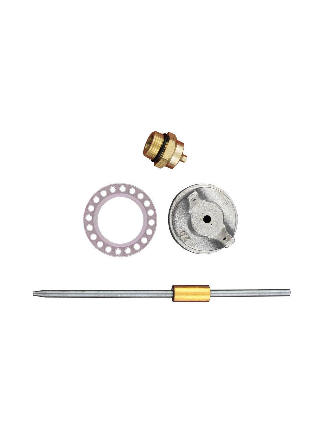 Комплект форсунок для фарбопульту пневматичного 1.3 мм Intertool (361447086)