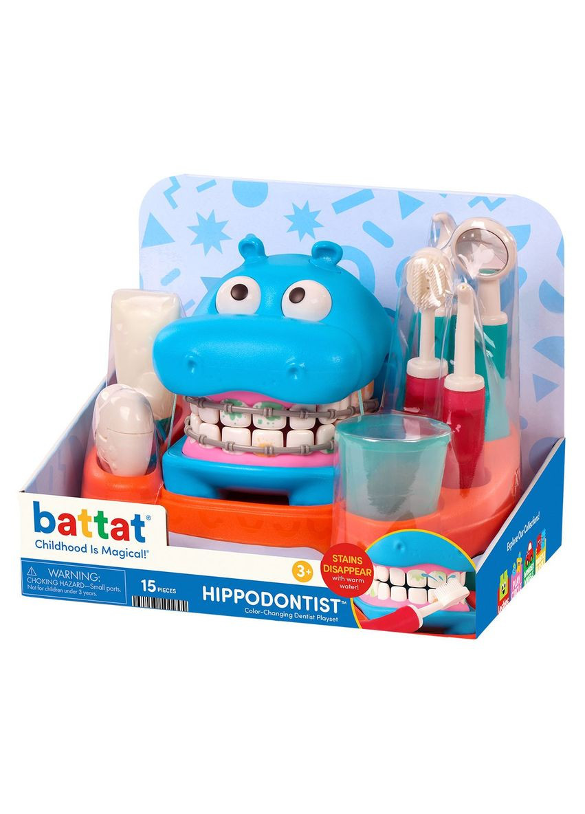 Игровой набор - Бегемотик у стоматолога Battat (344449057)