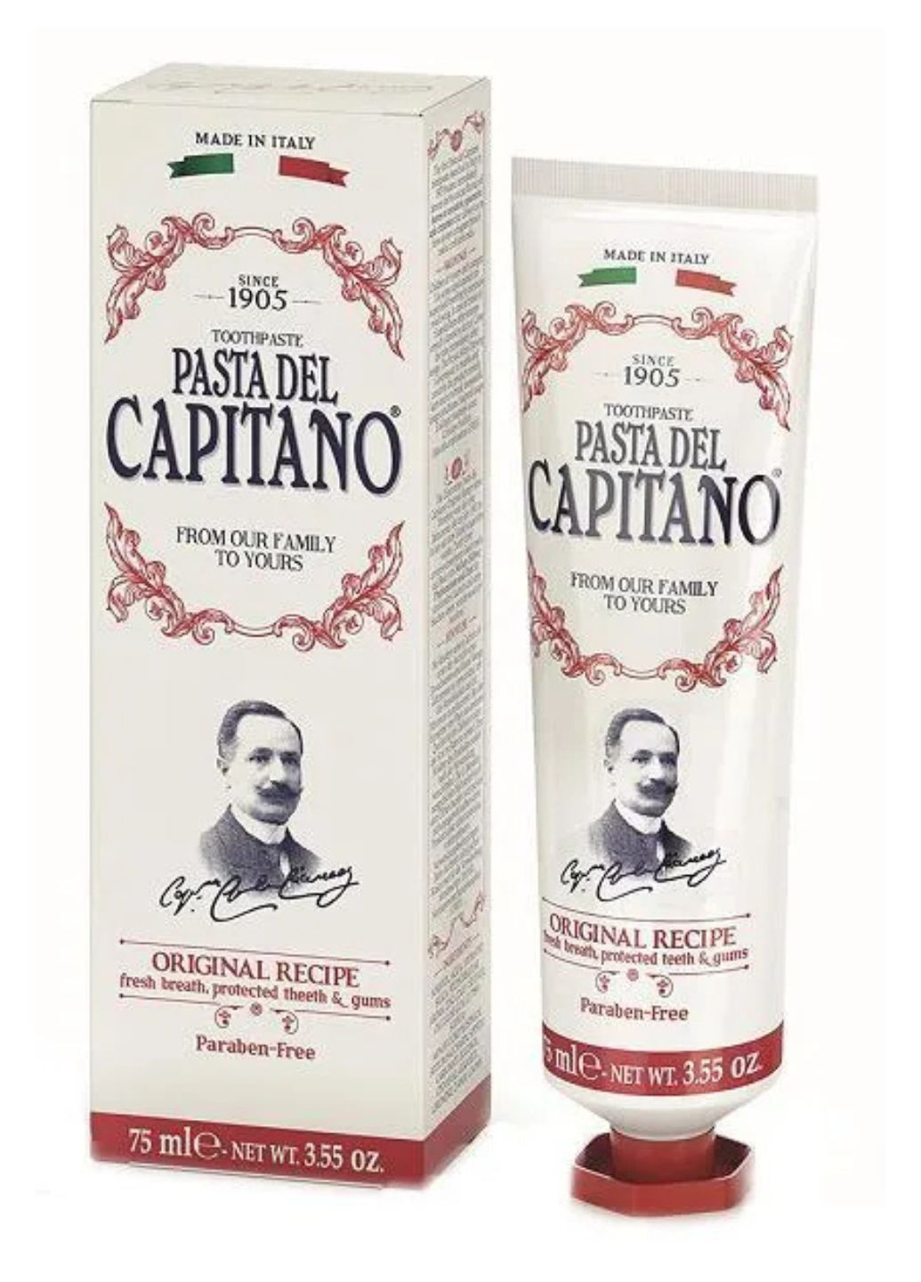 Зубна паста 1905 Original Recipe 75 мл Pasta del Capitano (372496219)