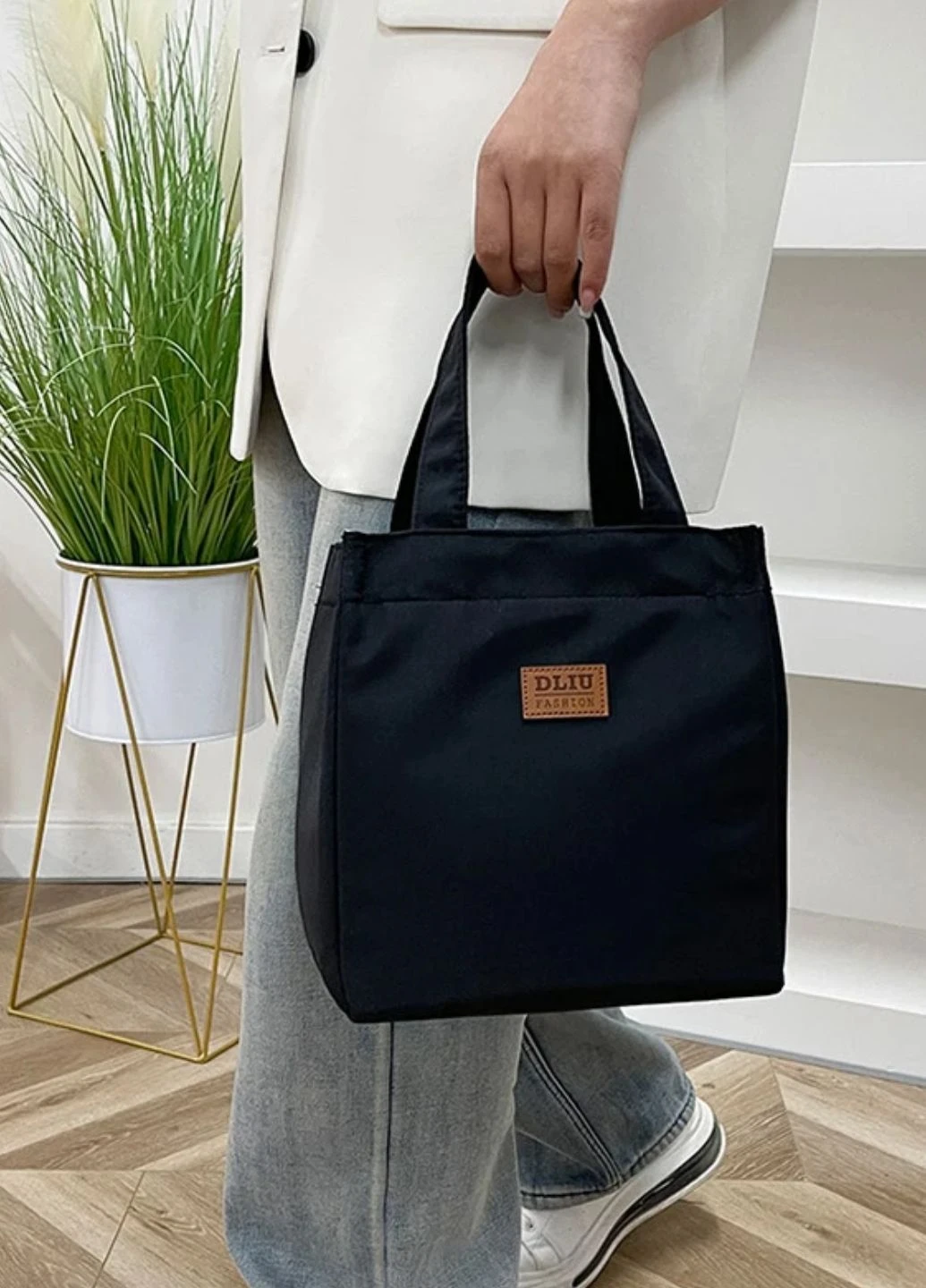 Термосумка для ланч боксів текстиль 24х25х15 см DLIU FASHION No Brand (398629276)