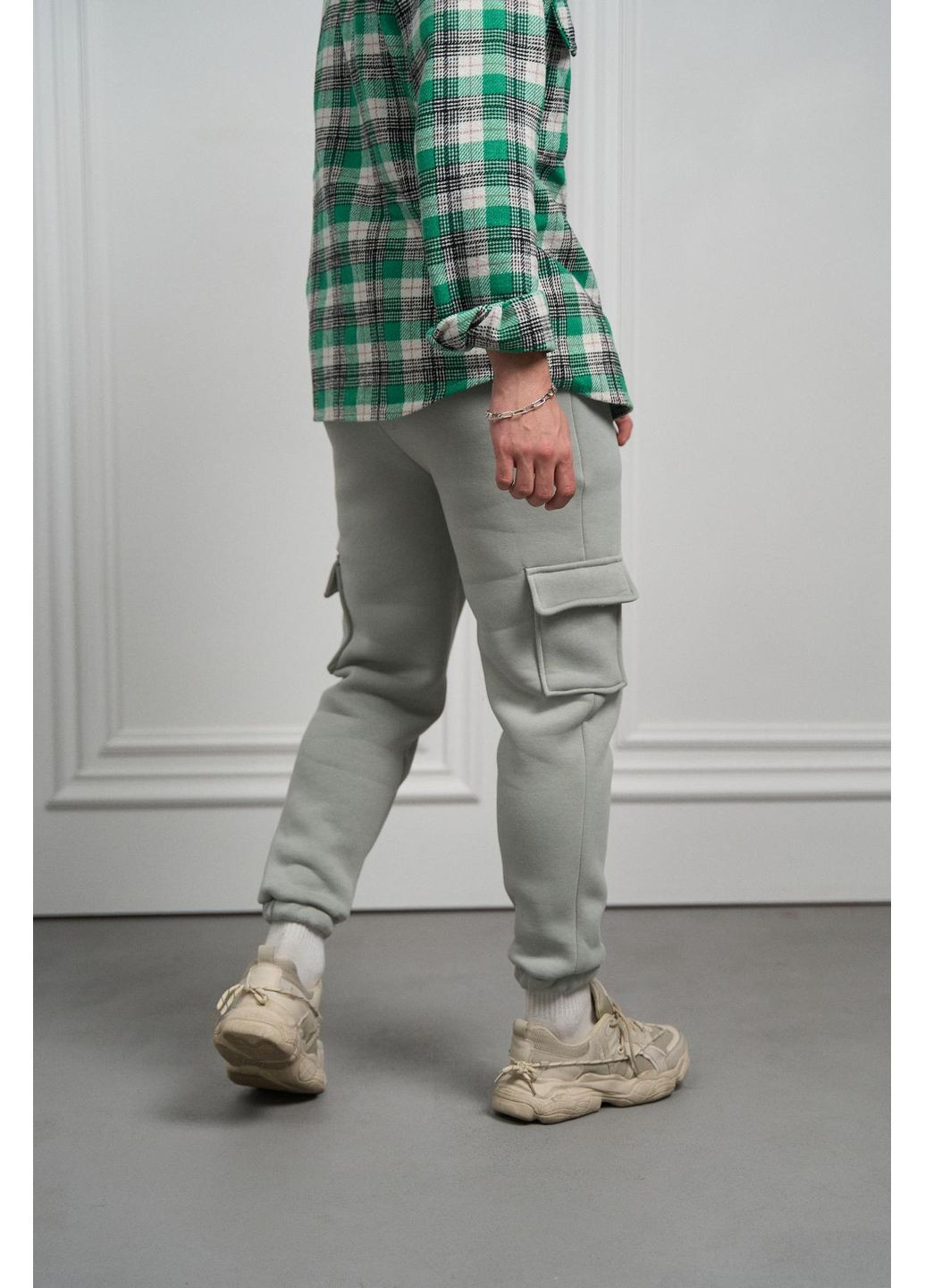 Чоловічі утеплені штани-карго з тринитки Vakko (361657533)