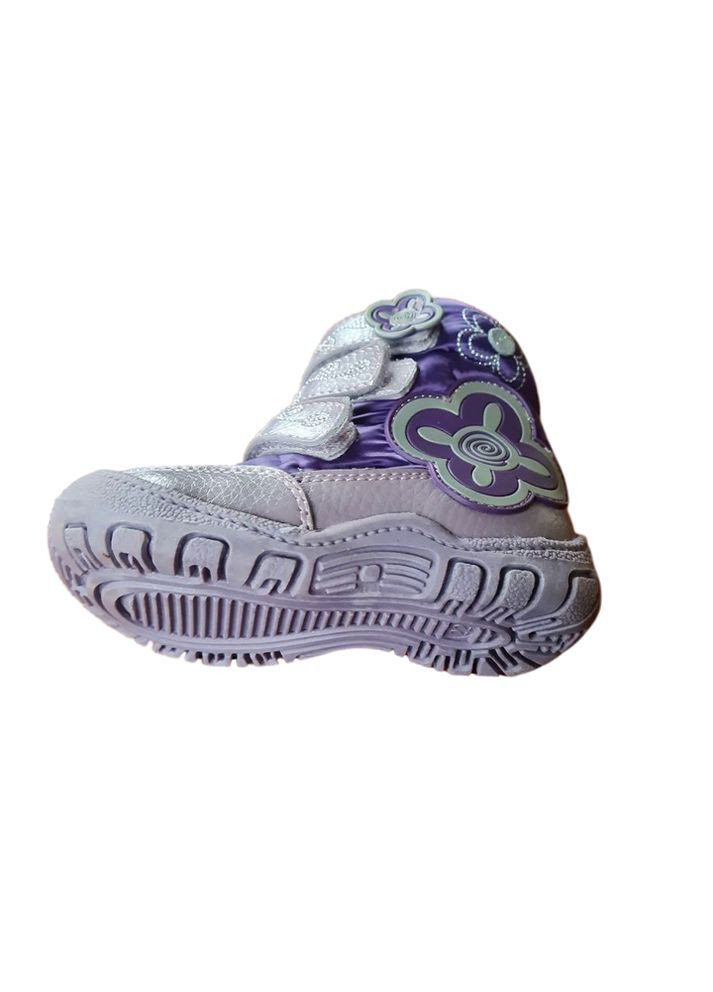 Фиолетовые осенние ботинки для девочки bg005 фиолетовые B&G