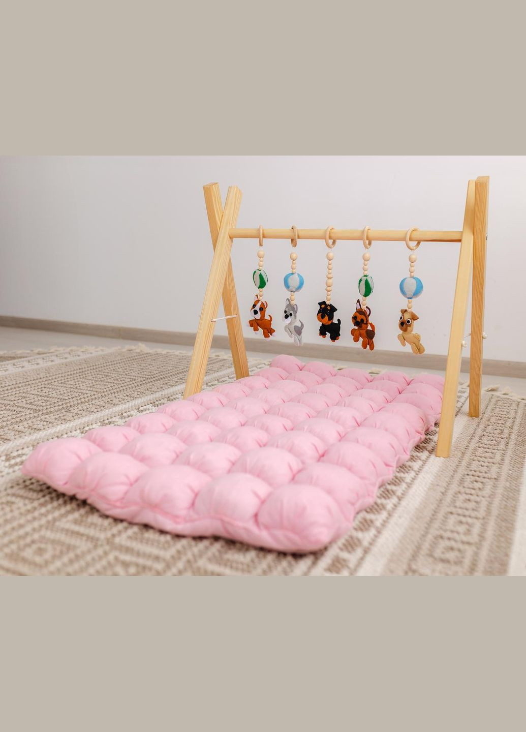 Мобіль дитячий підлоговий Дружок з матрасиком Принцеса No Brand (316257127)