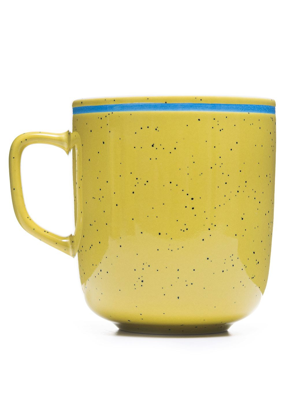 Чашка elemi The Faith керамічна 390 мл жовта Мамин Посуд (329728502)