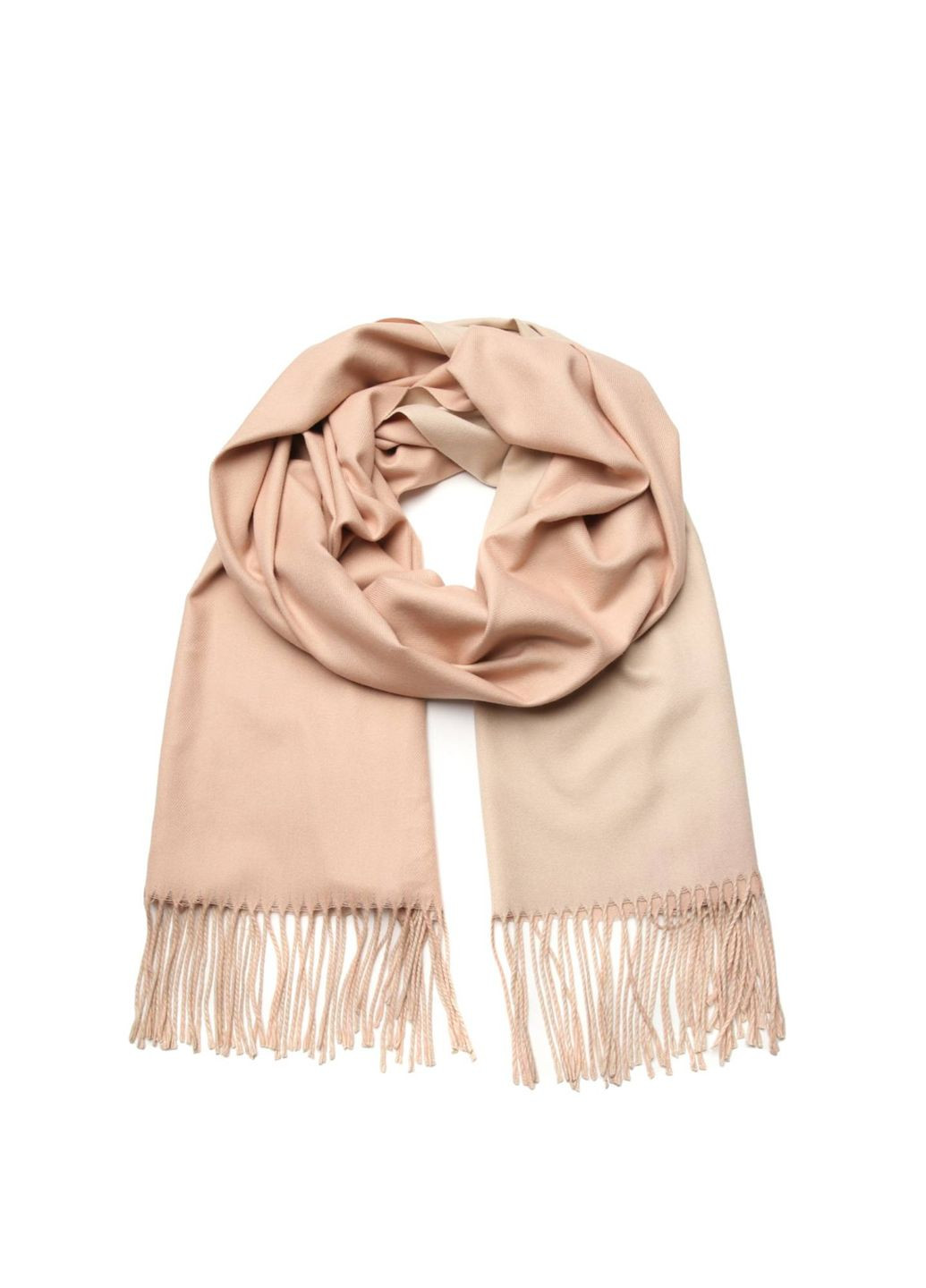 Палантин женский двусторонний кашемир бежевый AIDEN LuckyLOOK 945-921 (322791476)