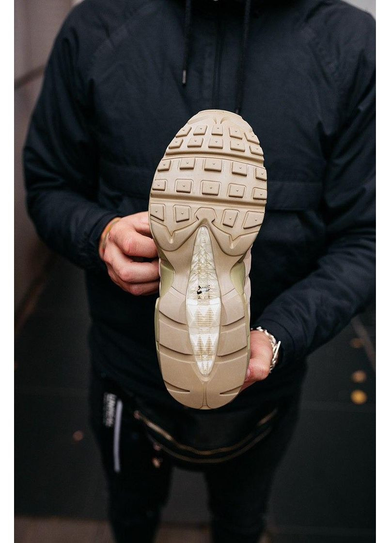 КРОССОВКИ ЖЕНСКИЕ NIKE AIR MAX 95 SNEAKERBOOT BEIGE НАЙК АИР МАКС 95 No Brand бежевые зима (367177207)