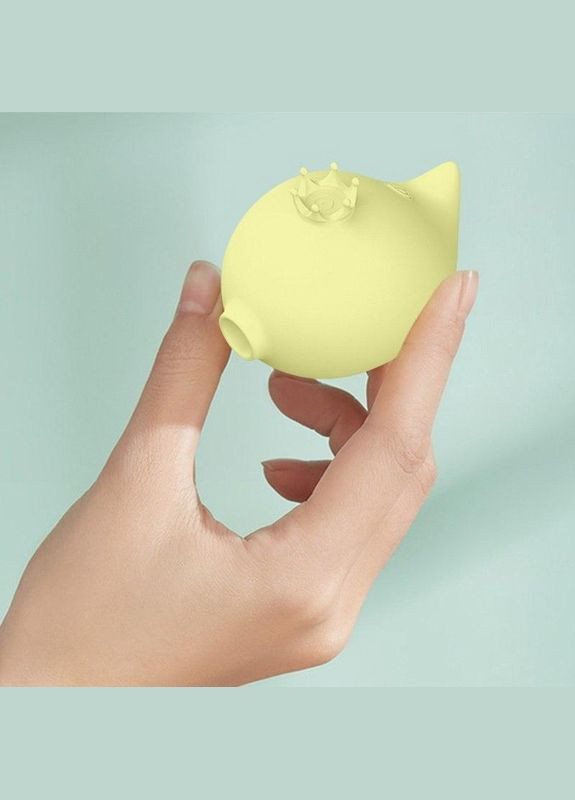 Вакуумний стимулятор клітора з вібрацією Rachel, жовтий No Brand (303878812)