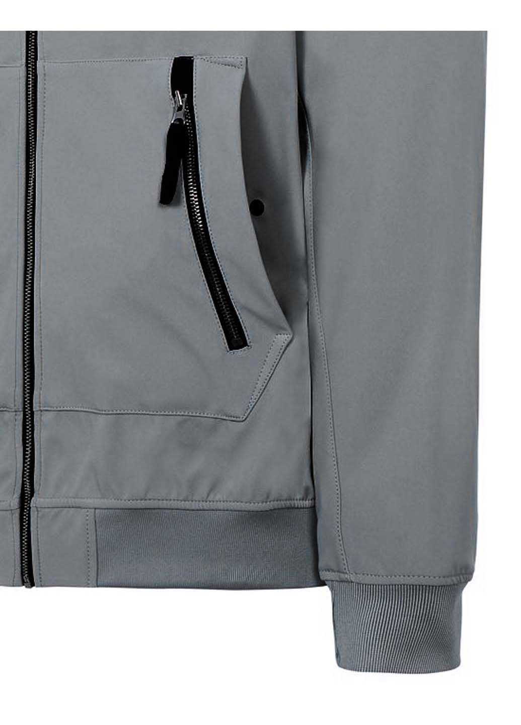 Сіра демісезонна куртка 40727 light soft shell Stone Island