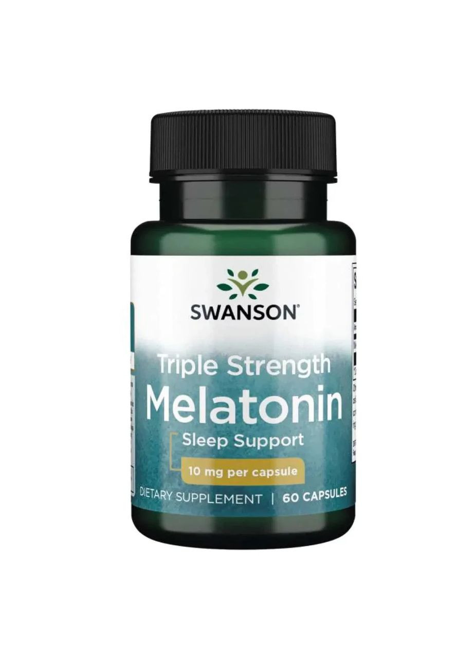 Мелатонин Melatonin 10 мг, 60 капсул Swanson (365754531)