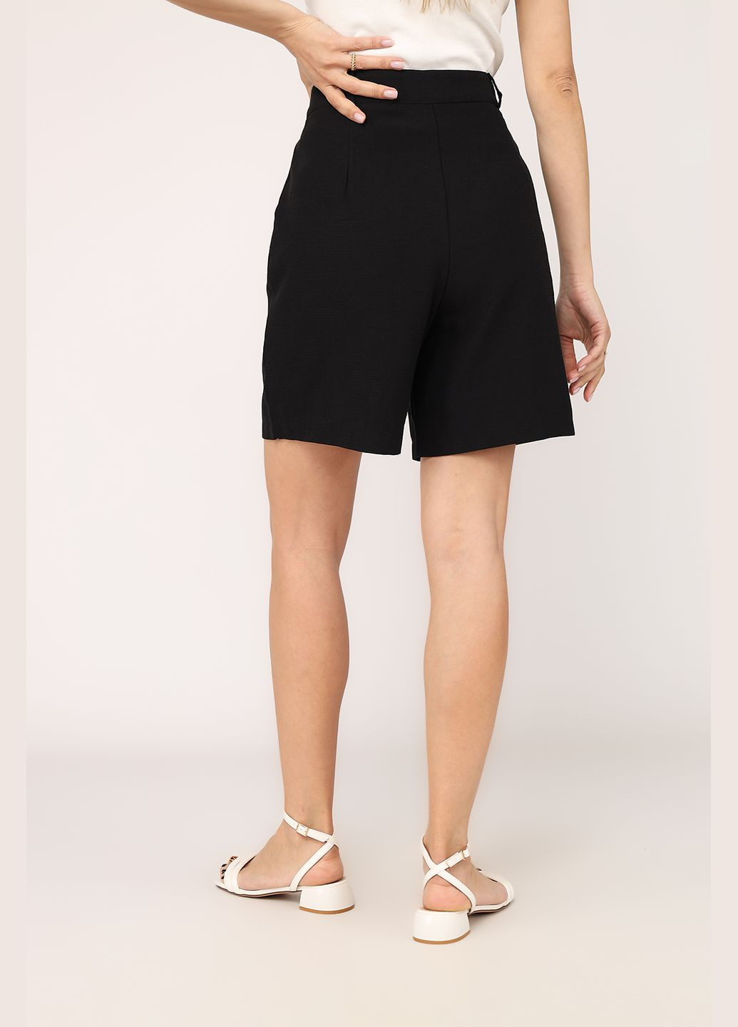 Шорти жіночі колір чорний ЦБ-00275245 Yuki (333298841)
