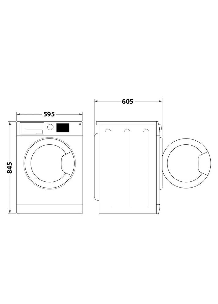 Пральна машина автоматична FFB 10469 BV WHIRLPOOL (315143606)