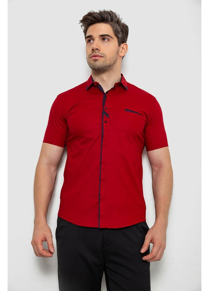 Бордовая рубашка Ager
