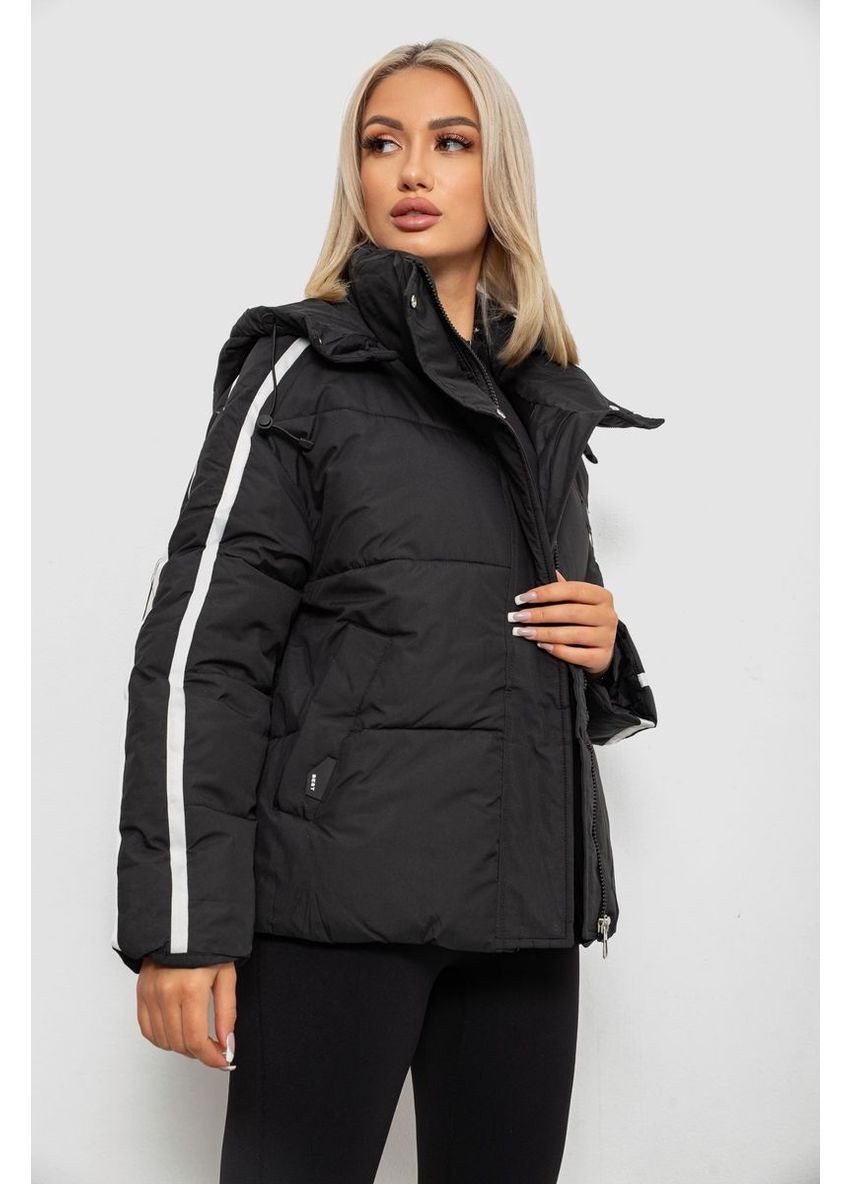 Черная демисезонная куртка женская Sport Line