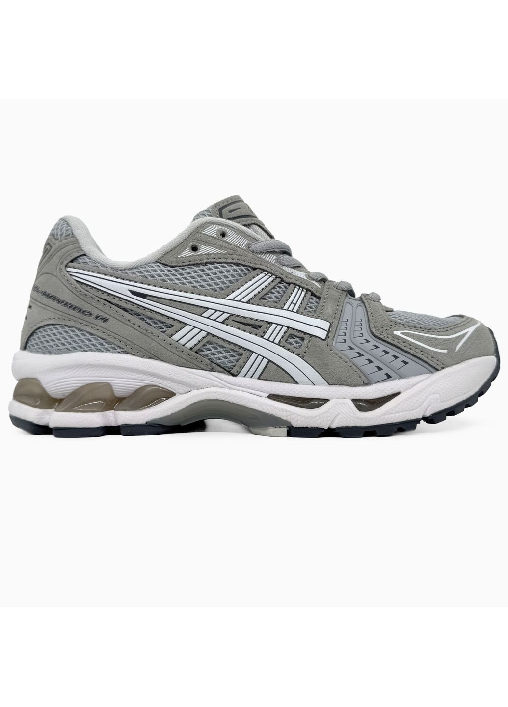 Сірі Осінні кросівки чоловічі asics gel-kayano 14 beige / grey асікс гель каяно 14 No Brand