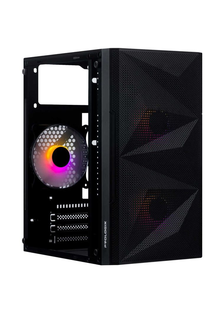 Корпус E113 Tempered Glass&Mesh Black Prologix (348110178)